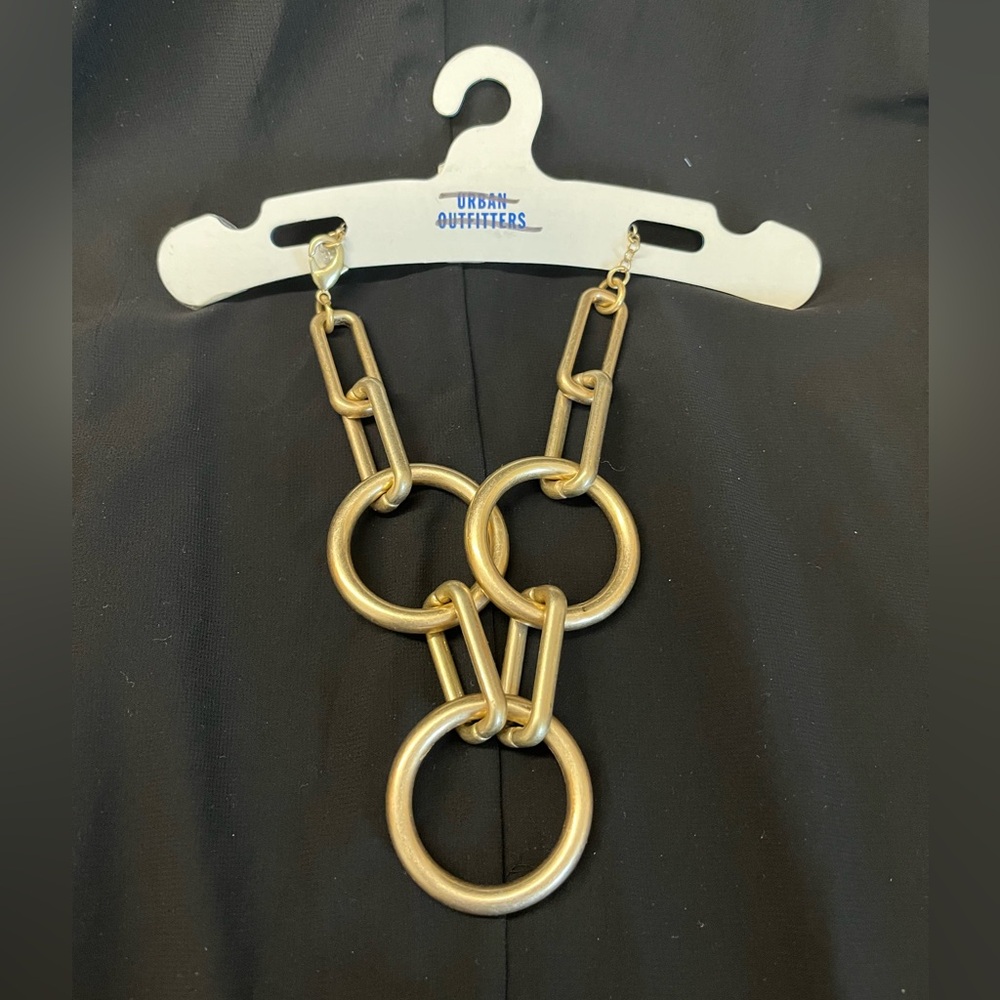 Urban outfitters gold chain necklace